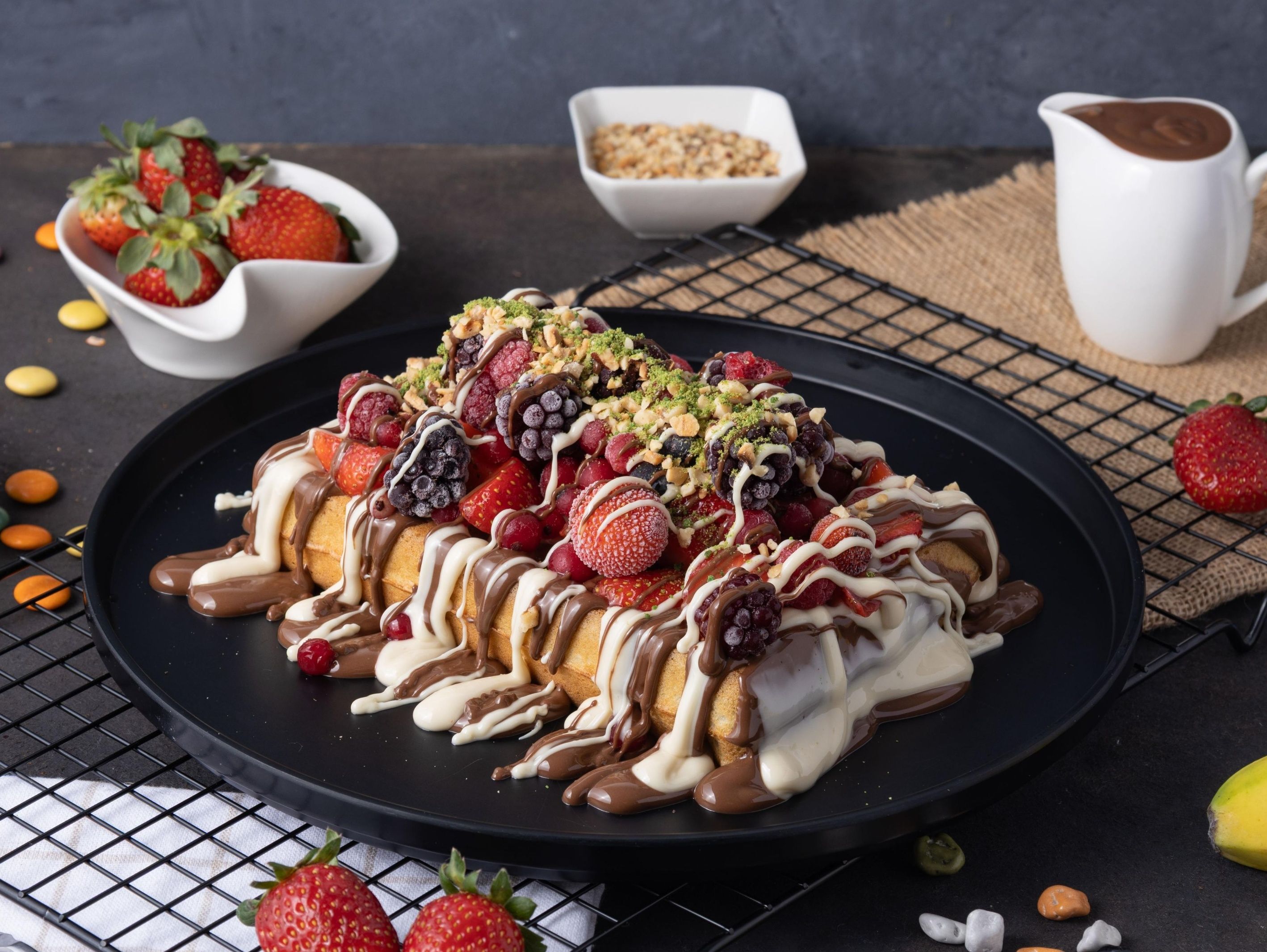 Berry Waffle