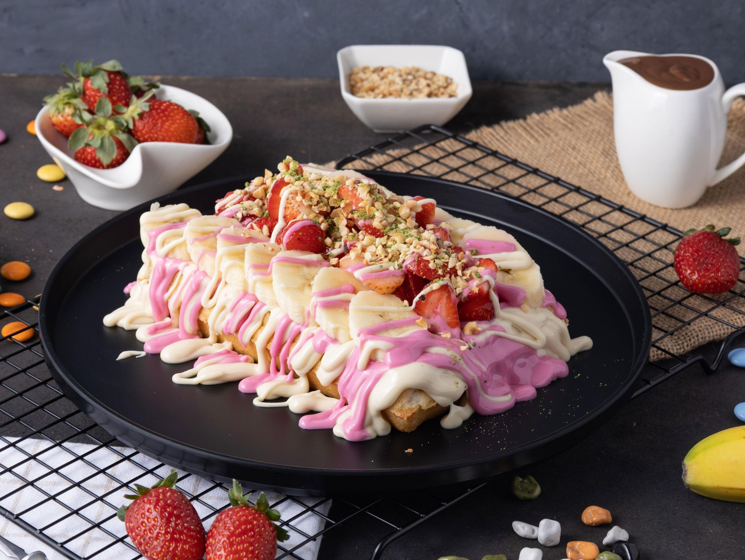 Frambuazl─▒ Waffle